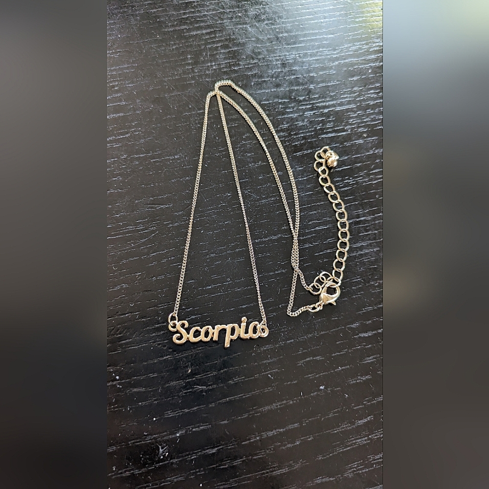 Scorpio necklace